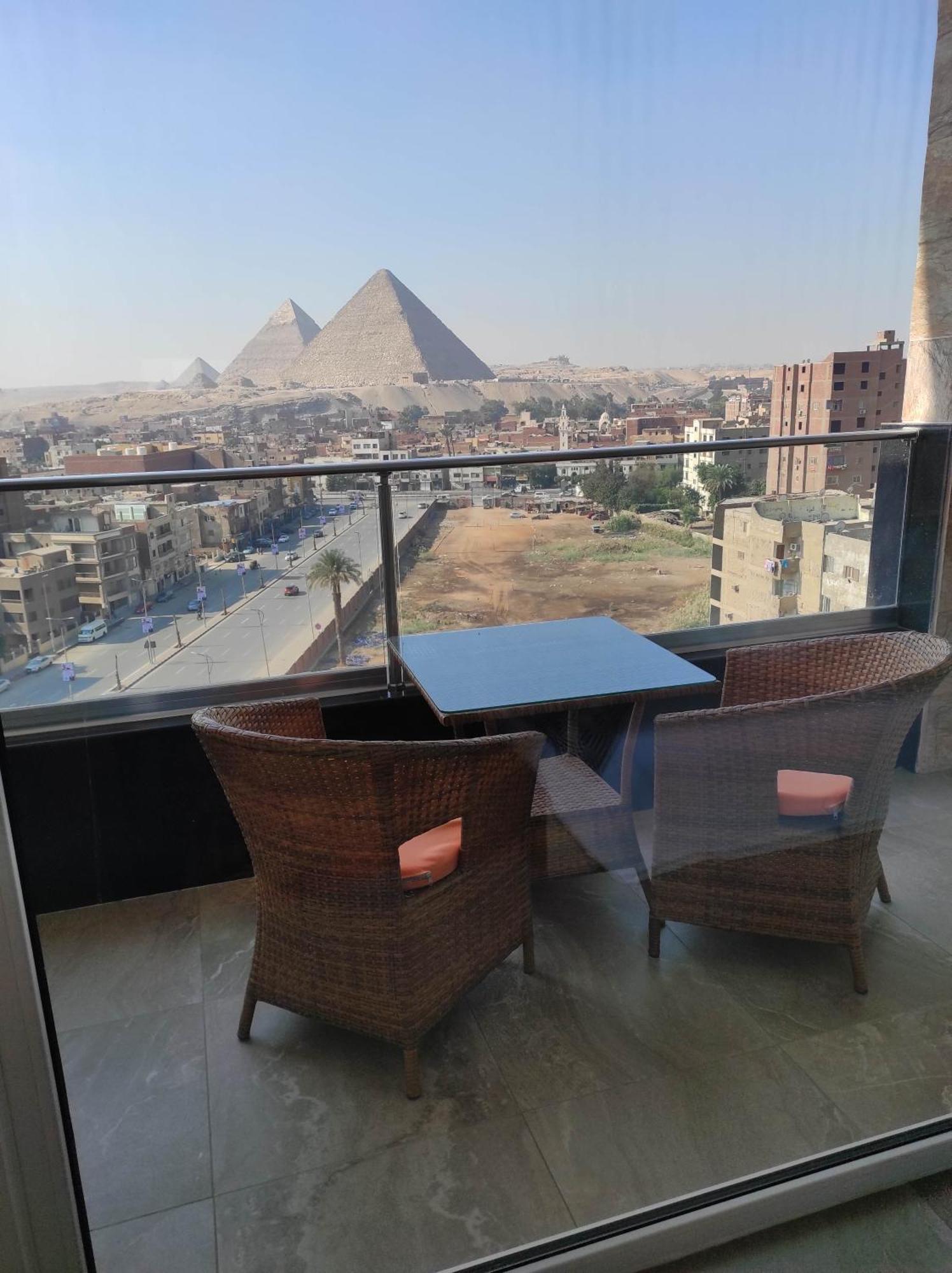 Pyramids View Suite/Vista Piramidi Kairo Exteriör bild